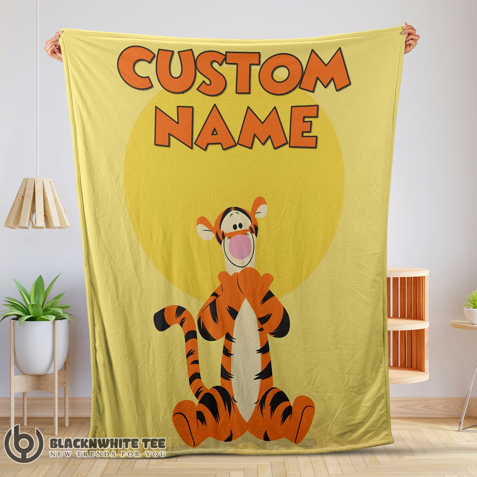 Awesome Perfect Winnie The Pooh Tigger Blanket Fleece Customized Blanket