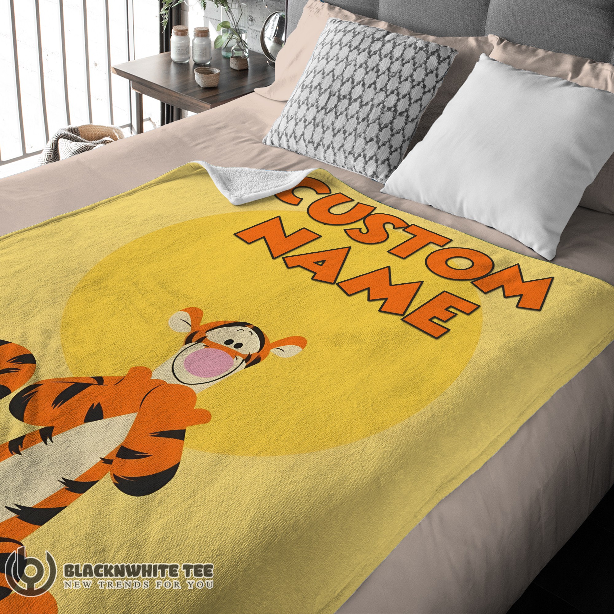 Awesome Perfect Winnie The Pooh Tigger Blanket Fleece Customized Blanket - Image 3