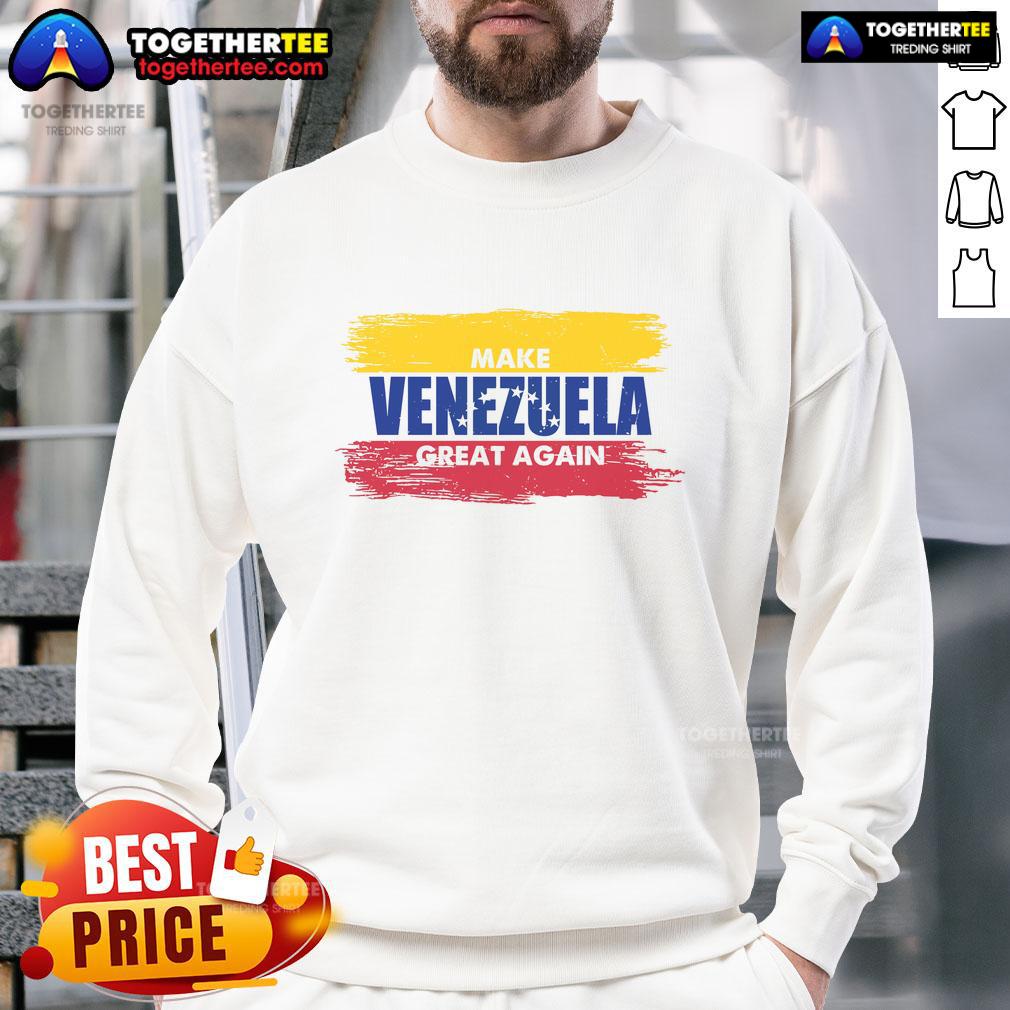 Official Make Venezuela Great Again Flag T-Shirt - Image 5