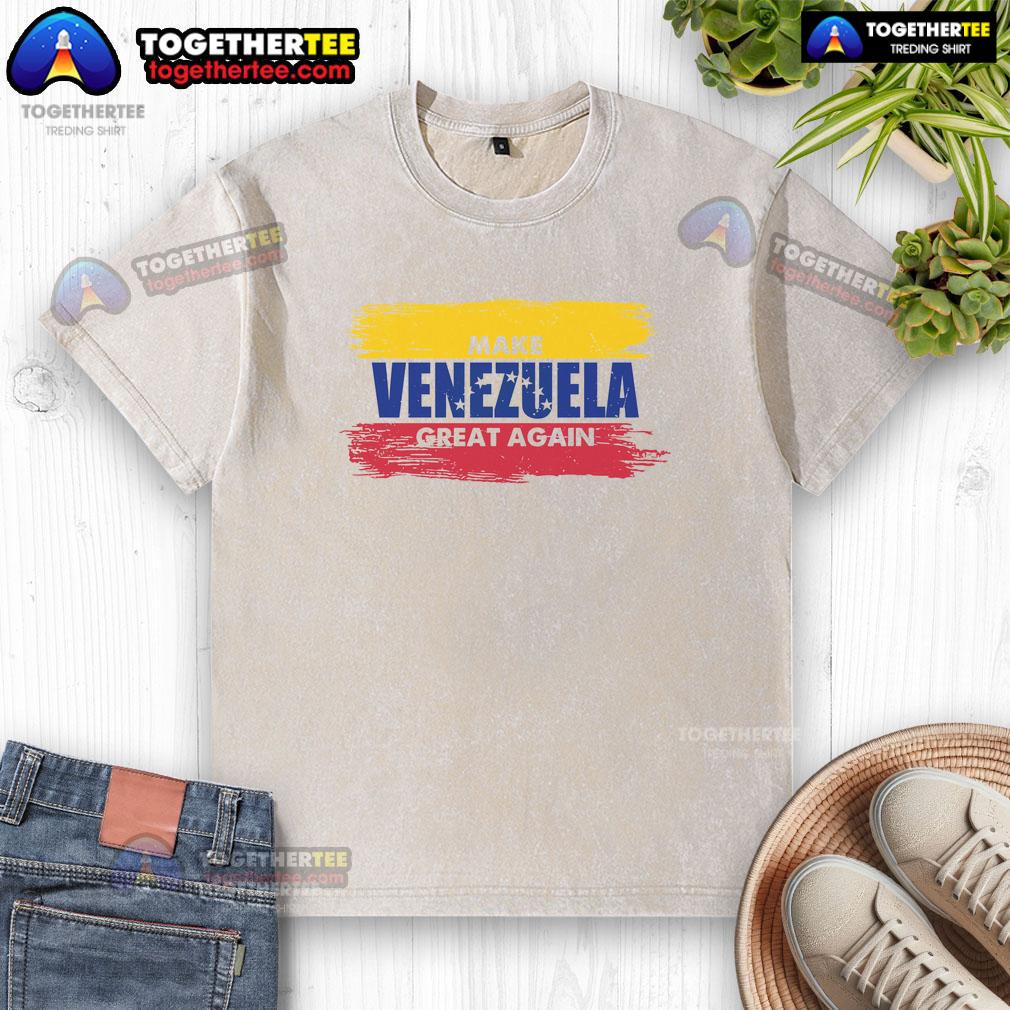 Official Make Venezuela Great Again Flag T-Shirt - Image 6