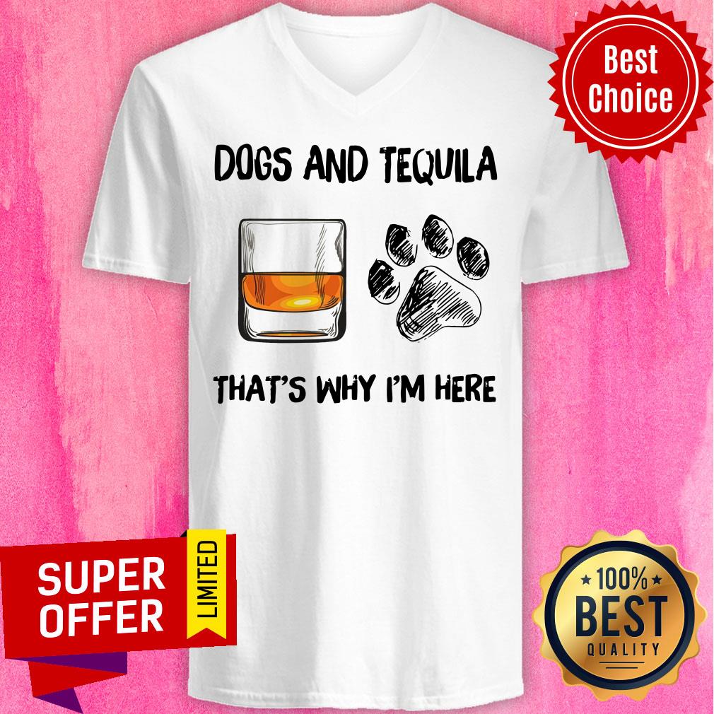 Awesome Scotch And Dog That's Why I'm Here Shirt