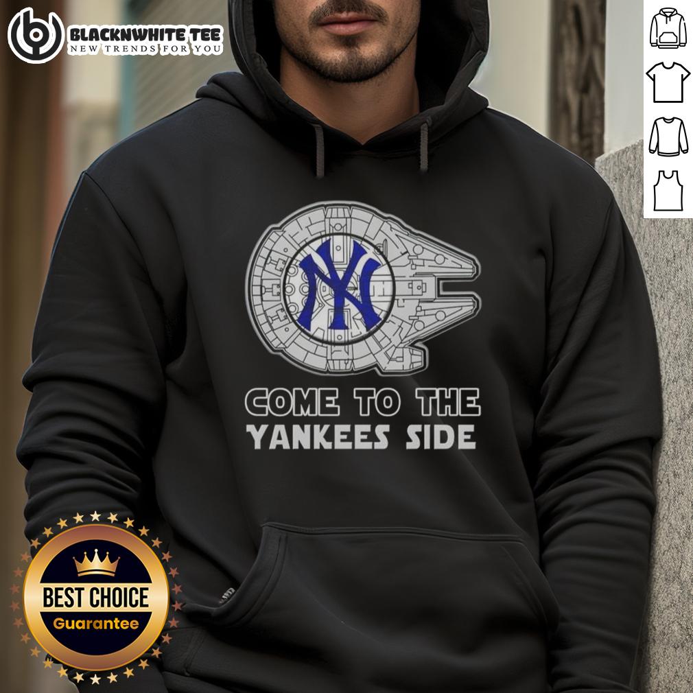 Happy Star Wars Come To The New York Yankees Side T-Shirt - Image 2