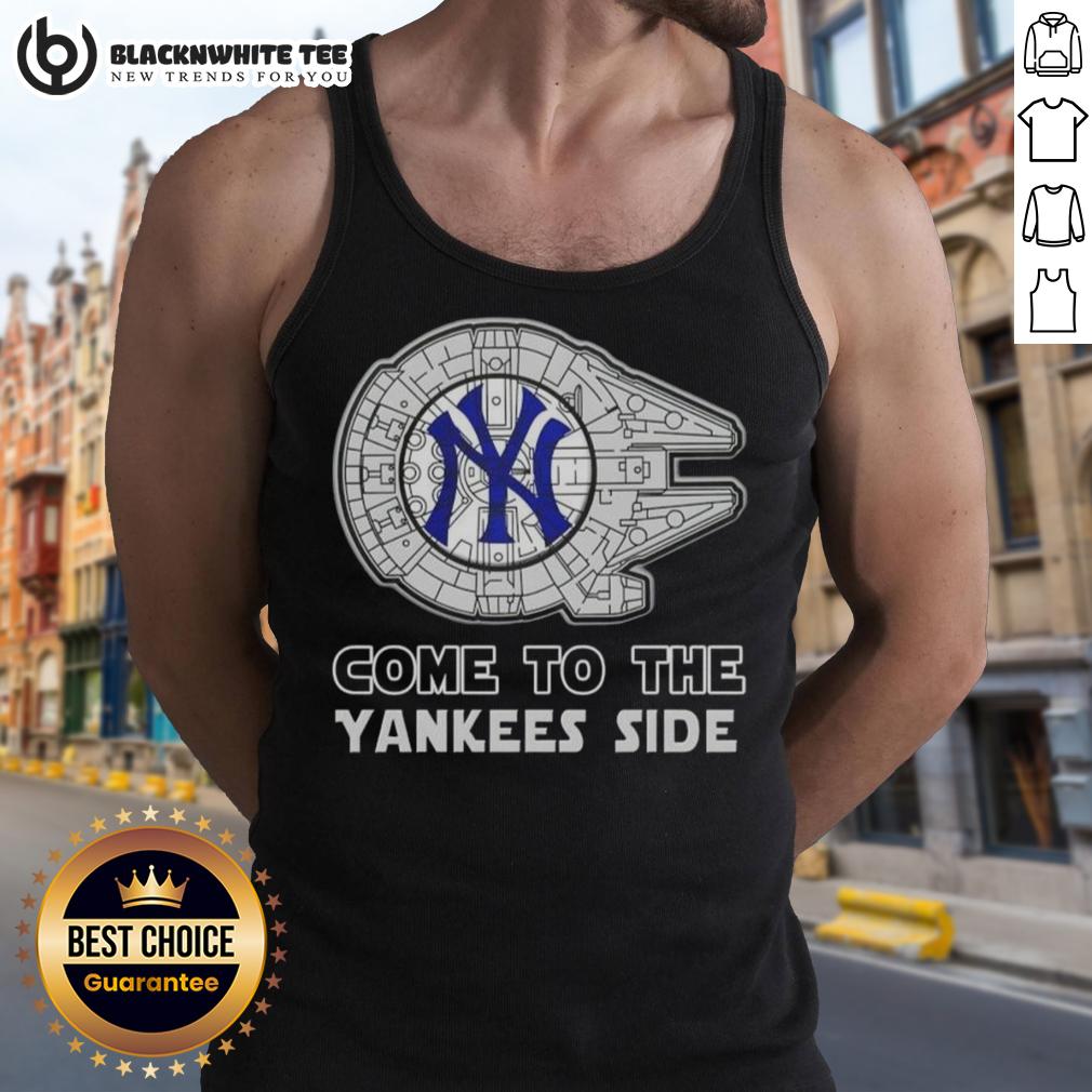 Happy Star Wars Come To The New York Yankees Side T-Shirt - Image 4