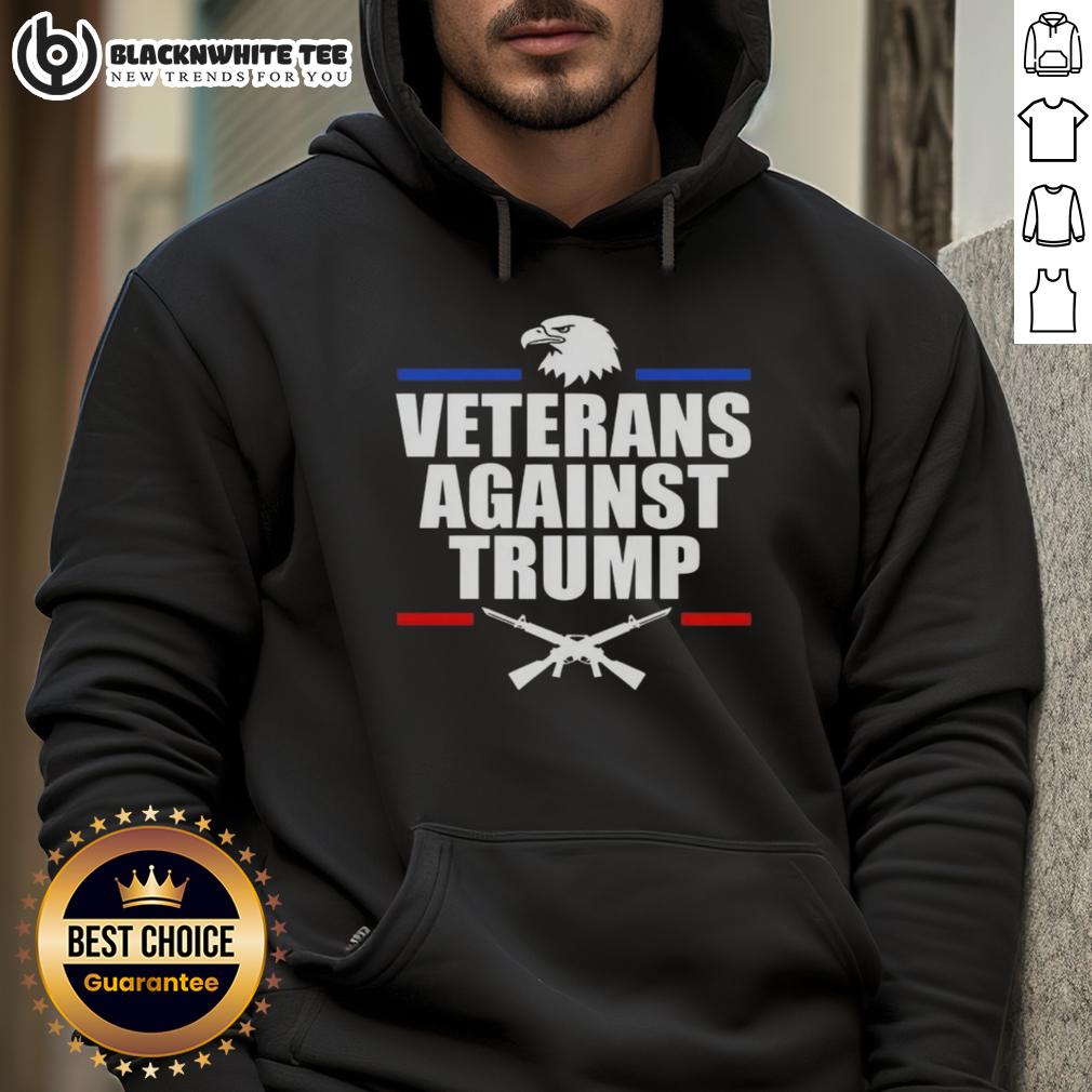 Hot Eagle Veterans Against Trump T-Shirt - Image 2