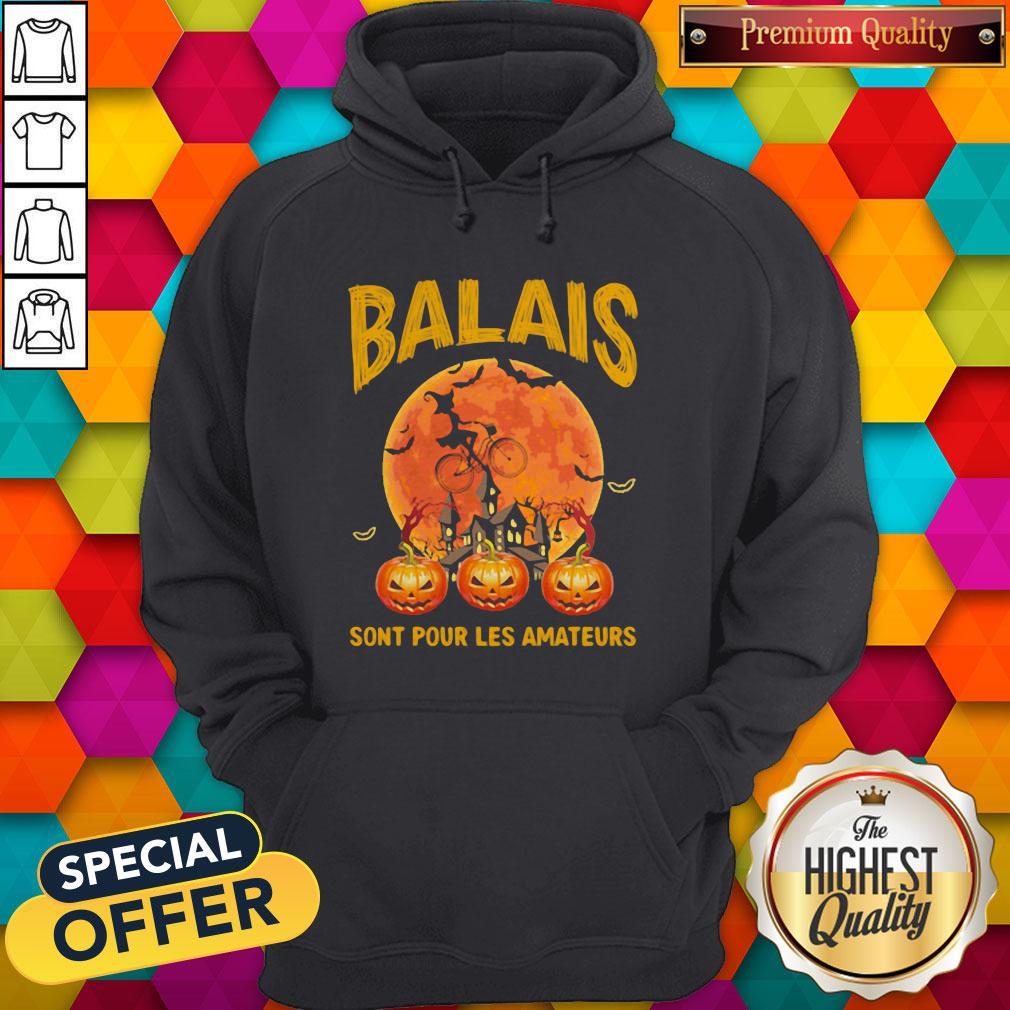 Balais Sont Pour Les Amateurs Lady Pumpkin Halloween Shirt - Image 3