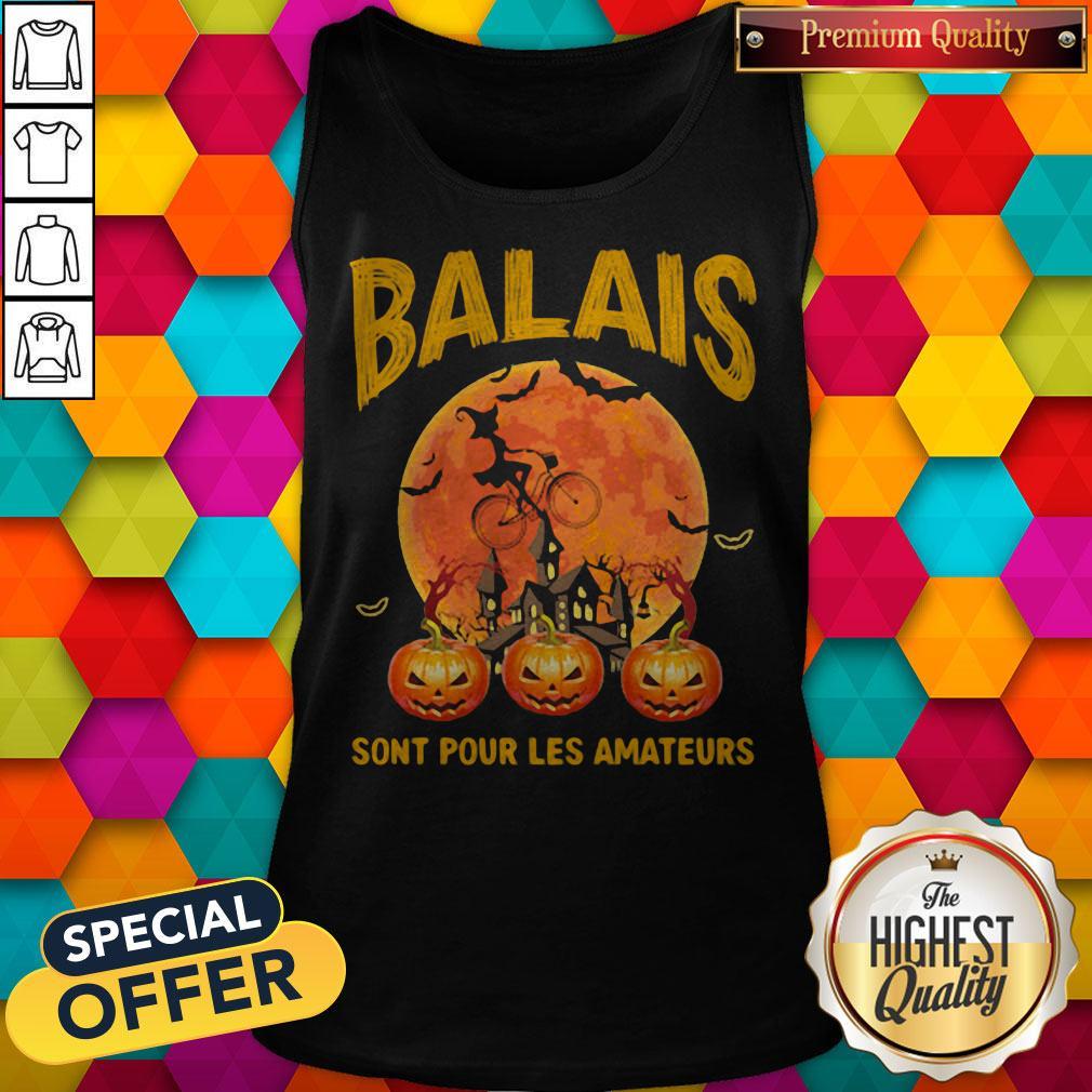 Balais Sont Pour Les Amateurs Lady Pumpkin Halloween Shirt - Image 5