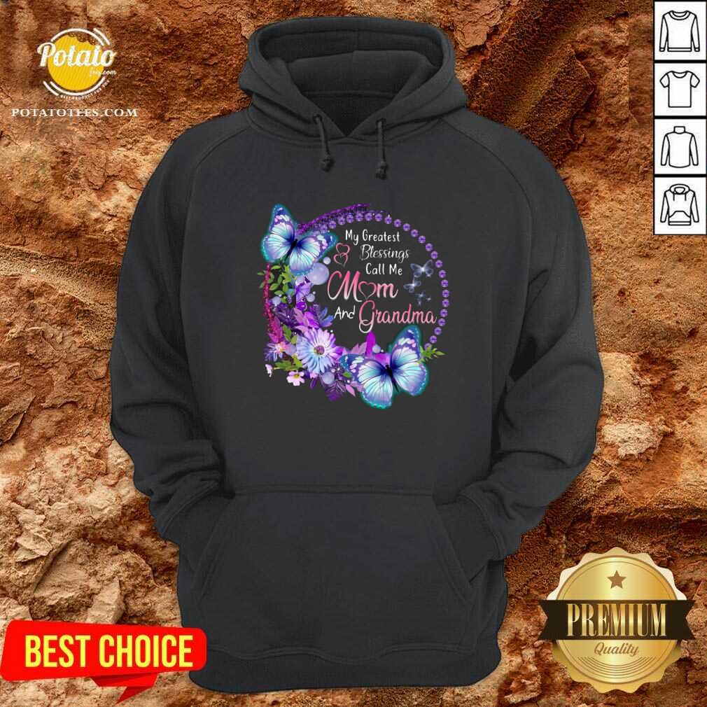 My Greatest Blessing Calls Me Mom And Grandma Shirt - Image 5