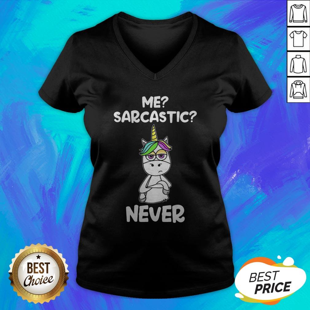 Nice Urnicorn Me Sarcastic Never Shirt - Image 4