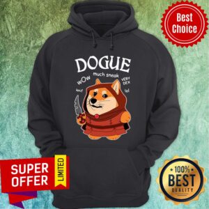 Alternative view of Premium Dogue Wow Much Sneak Very Dex Knif Lol Corgi Shirt