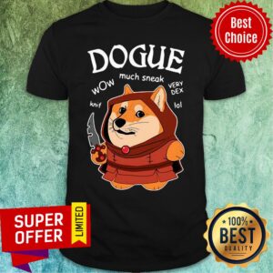 Premium Dogue Wow Much Sneak Very Dex Knif Lol Corgi Shirt