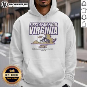 Alternative view of Awesome JMU Football CFP's First Team From Virginia T-Shirt