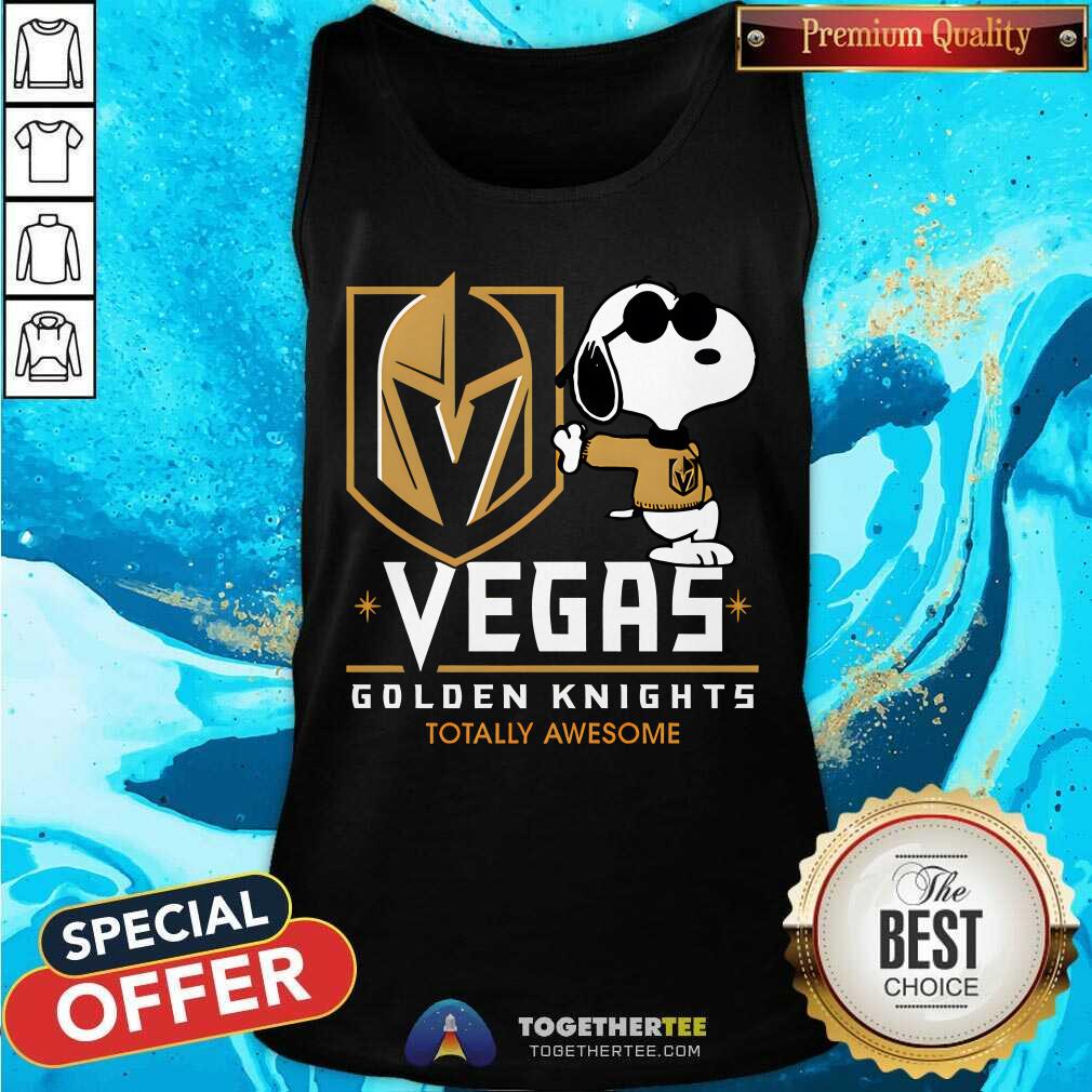 Nice NHL Team Vegas Golden Knights Totally Snoopy T-Shirt - Image 3