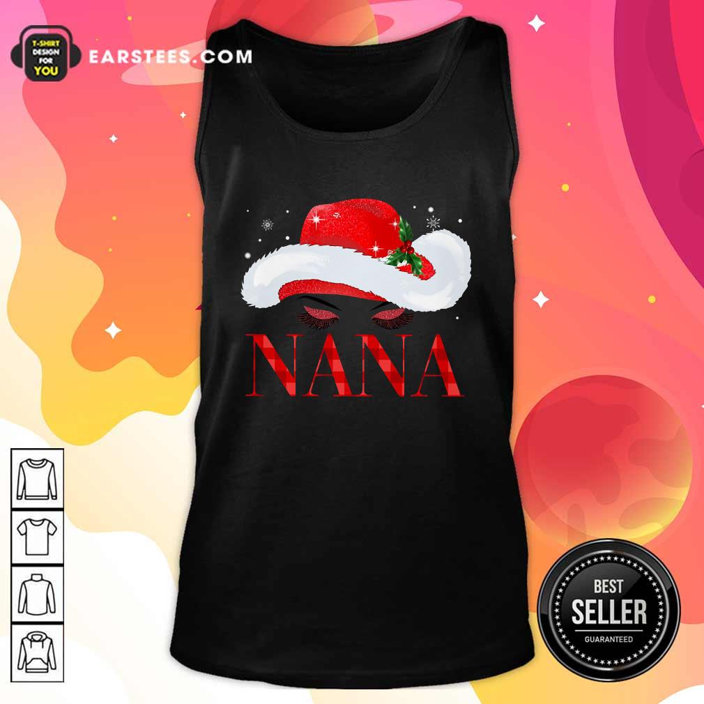 Premium Santa Hat Women Nana Shirt - Image 4