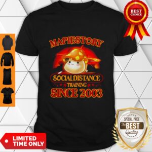 Premium Maplestory Social Distancing Training Since 2003 Coronavirus Shirt