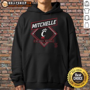 Alternative view of Premium Christian Mitchelle Cincinnati Bearcats Baseball T-Shirt