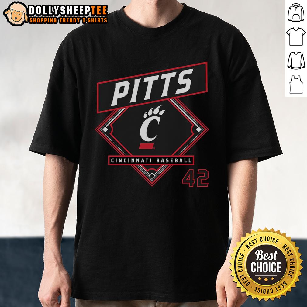 Premium Derrick Pitts Cincinnati Bearcats Baseball T-Shirt