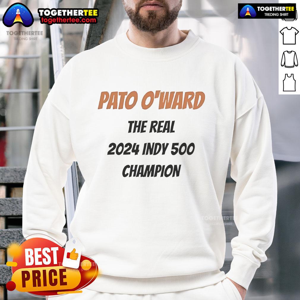 Official Pato O’Ward The Real 2024 Indy 500 Champion T-Shirt - Image 5