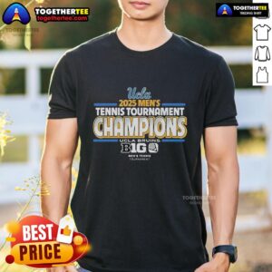 Official UCLA Bruins 2025 Mens Tennis Big Ten Tournament Champions T-Shirt