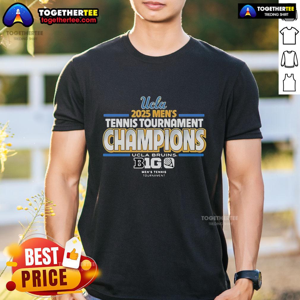 Official UCLA Bruins 2025 Mens Tennis Big Ten Tournament Champions T-Shirt