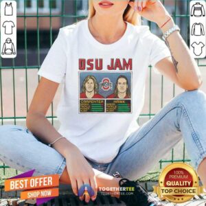 Alternative view of Nice Osu Jam Ohio State Carpenter Hawk Classic T-Shirt