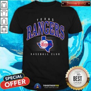 Great Texas Rangers Cooperstown Baseball Club T-Shirt