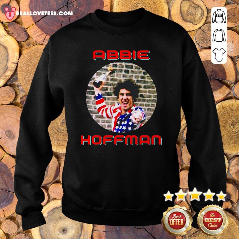 Premium Abbie Hoffman In His American Flag Shirt - Image 5