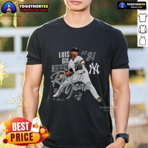 Official New York Yankees Luis Gil 2024 American League Rookie Of The Year T-Shirt