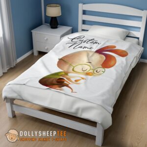 Alternative view of Perfect Disney Chicken Little Meditative Pose Blanket Fleece Customized Blanket