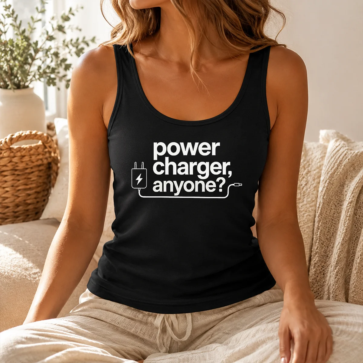 Hot Power Charger Anyone Shirt - Image 3