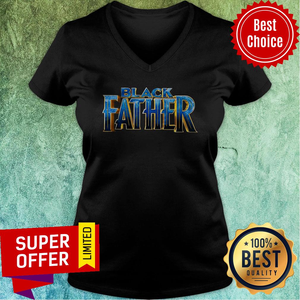 Premium Black Father Shirt - Image 4