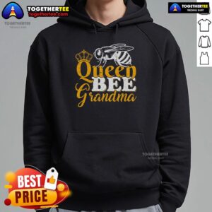 Alternative view of Top Queen Bee Beekeeper Honey Bees Lover Queen Bee Grandma T-Shirt