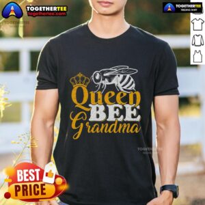 Top Queen Bee Beekeeper Honey Bees Lover Queen Bee Grandma T-Shirt
