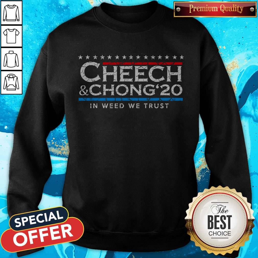 Cheech’ Chong’ 20 In Weed We Trust Shirt - Image 2