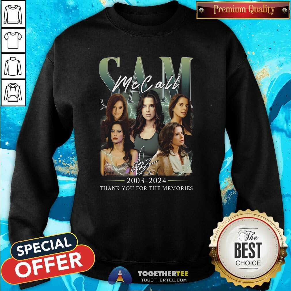 Hot Sam McCall 2003-2024 Thank You For The Memories T-Shirt - Image 4