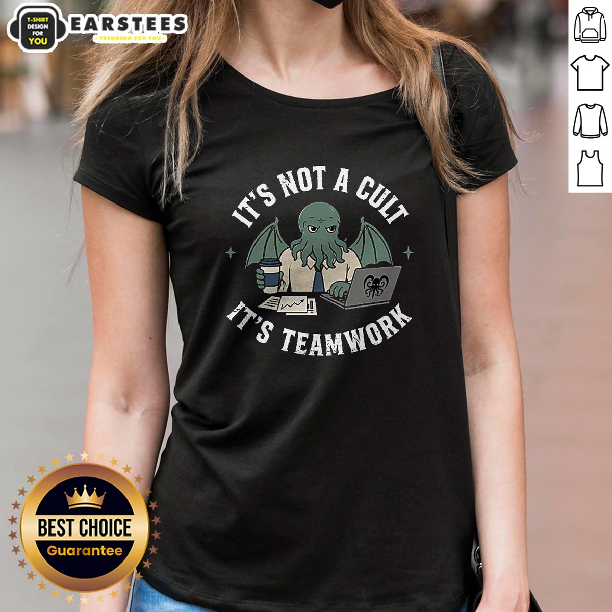 Hot It'S Not A Cult It'S Teamwork Shirt - Image 2