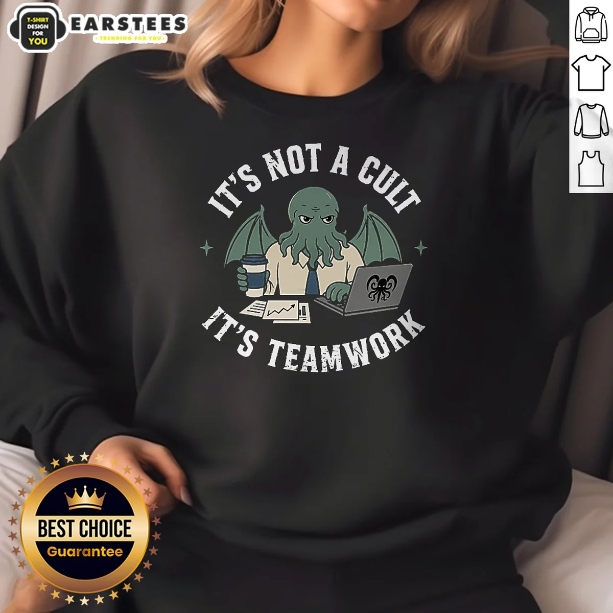 Hot It'S Not A Cult It'S Teamwork Shirt - Image 4