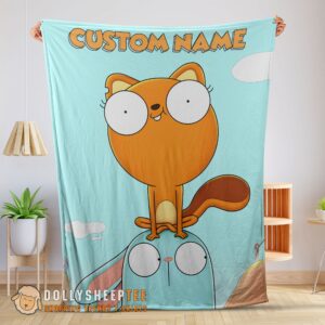 Top Cute Good Disney Cartoon Kiff Blanket Fleece Customized Blanket