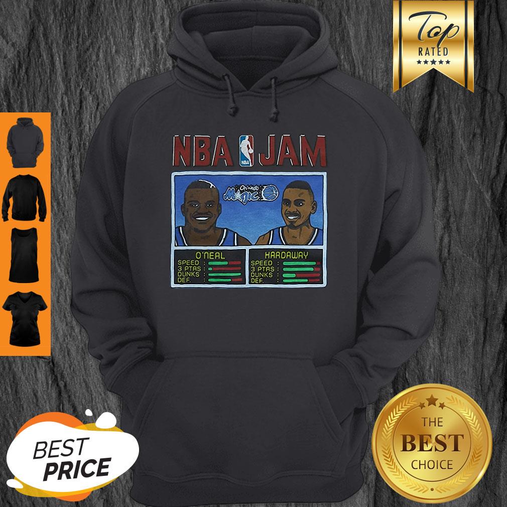 Nice NBA Jam O’neal Hardaway Orlando Magic Shirt - Image 2