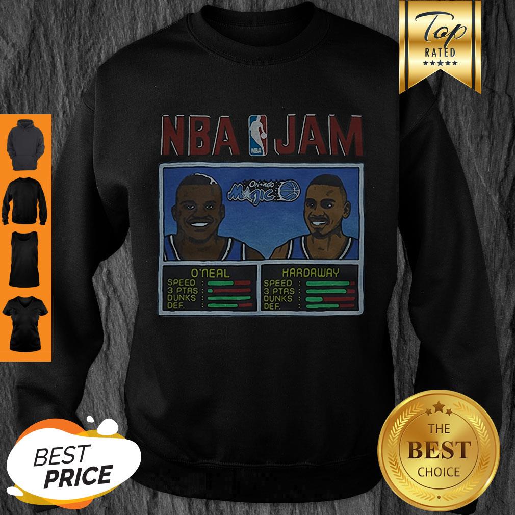 Nice NBA Jam O’neal Hardaway Orlando Magic Shirt - Image 3