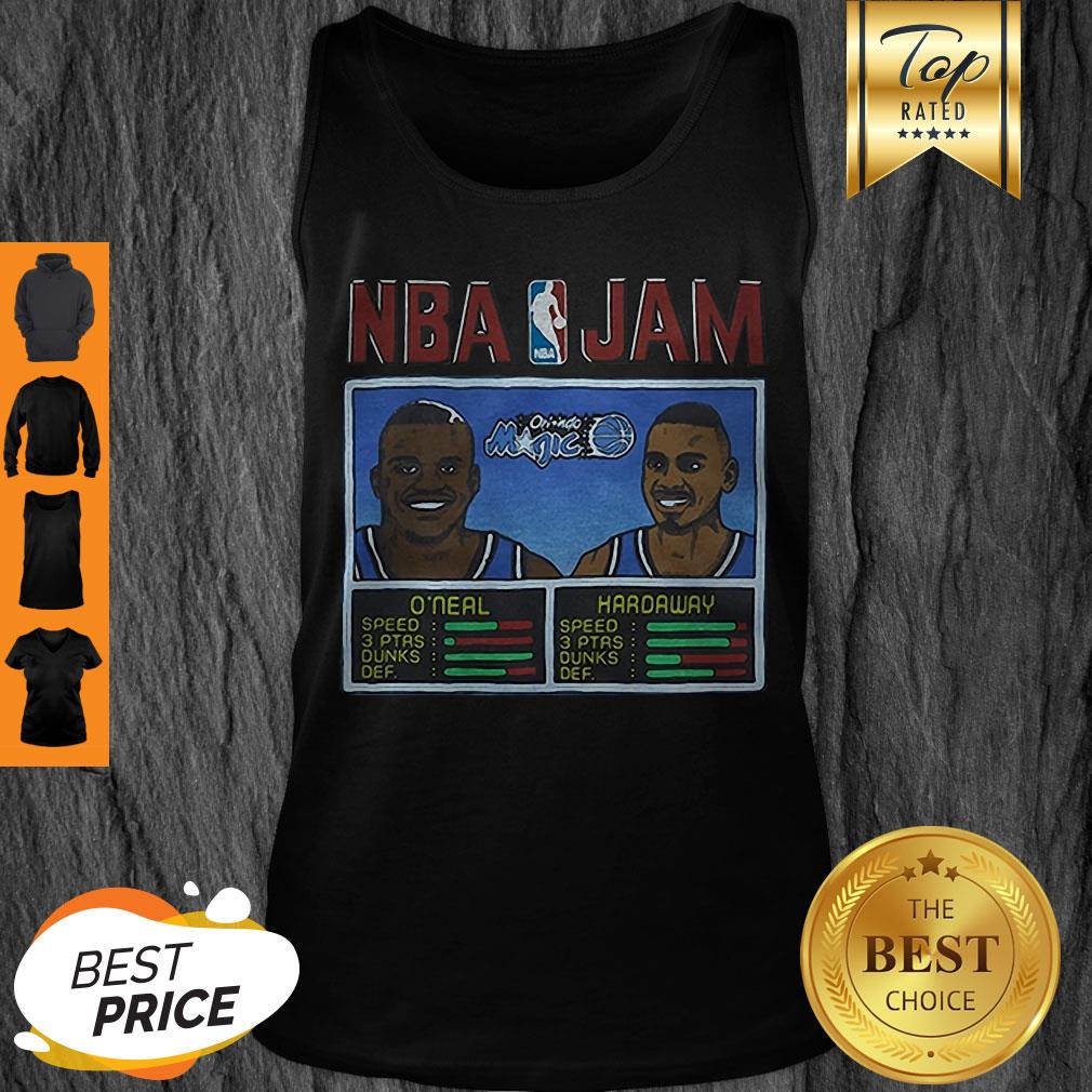 Nice NBA Jam O’neal Hardaway Orlando Magic Shirt - Image 4