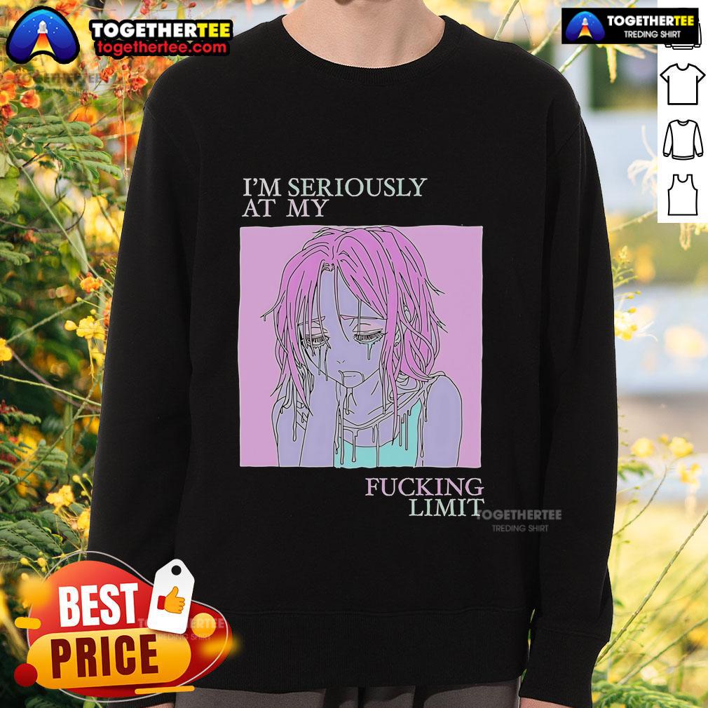 Top I'm Seriously At My Fucking Limit T-Shirt - Image 5