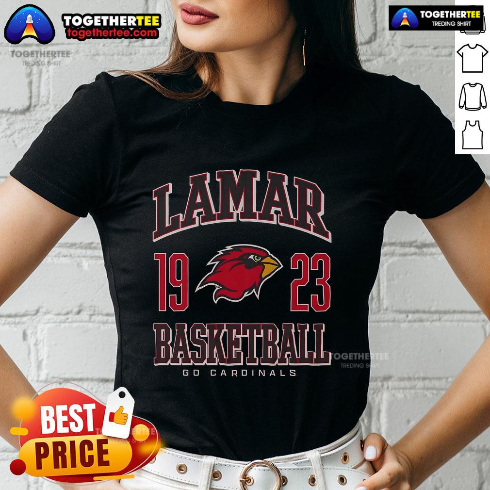 Top Lamar Cardinals Basketball T-Shirt - Image 3