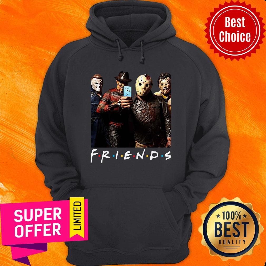 Michael Myers Jason Voorhees Freddy Krueger Leatherface Friends Halloween Shirt - Image 2