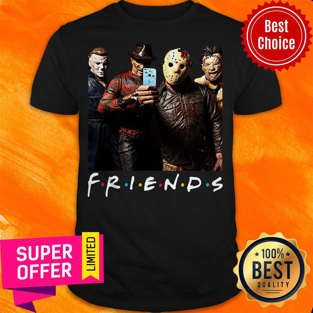 Michael Myers Jason Voorhees Freddy Krueger Leatherface Friends Halloween Shirt