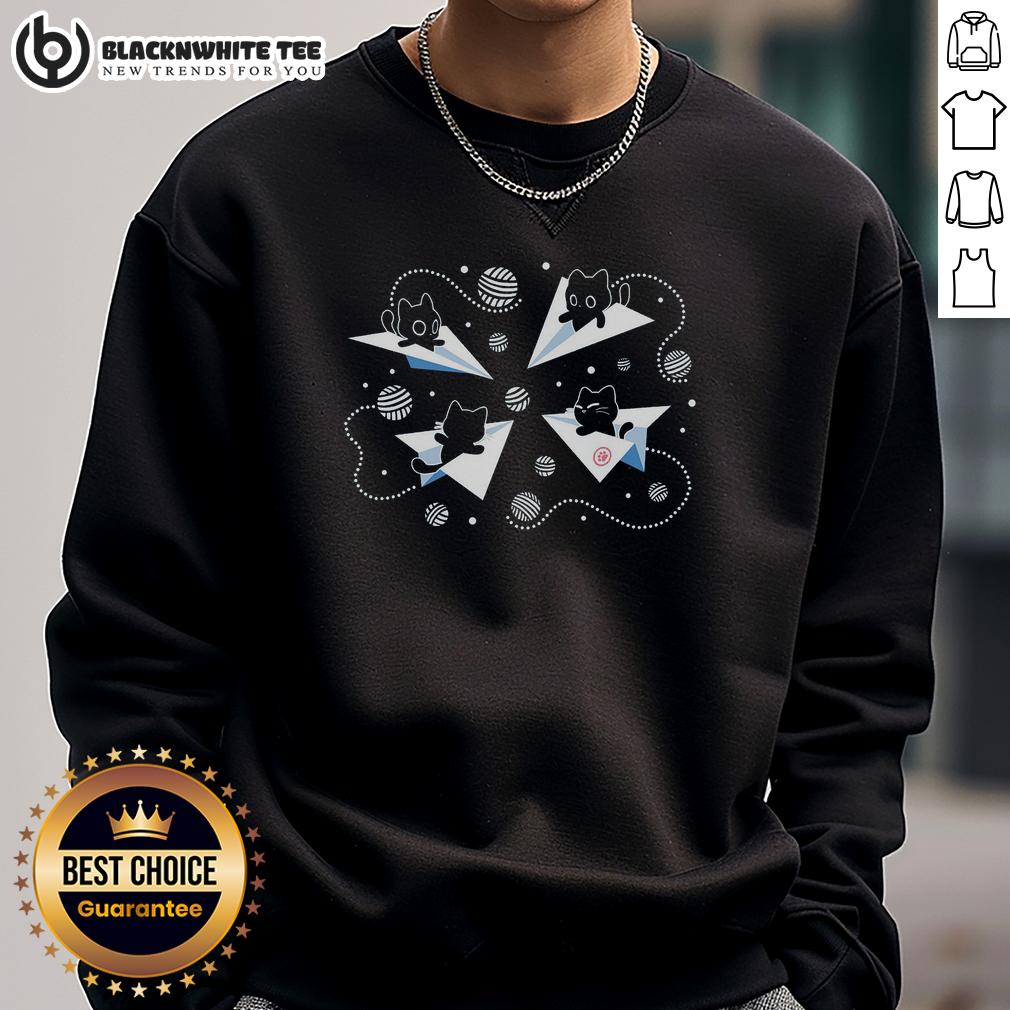 Awesome Cats Pawperplane Tours T-Shirt - Image 5
