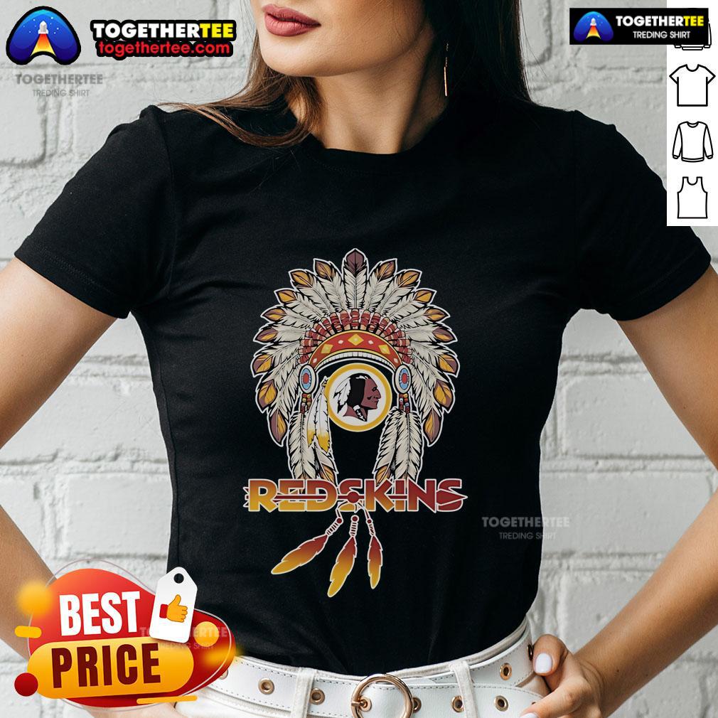 Top Washington Commanders Redskins X Native American T-Shirt - Image 3