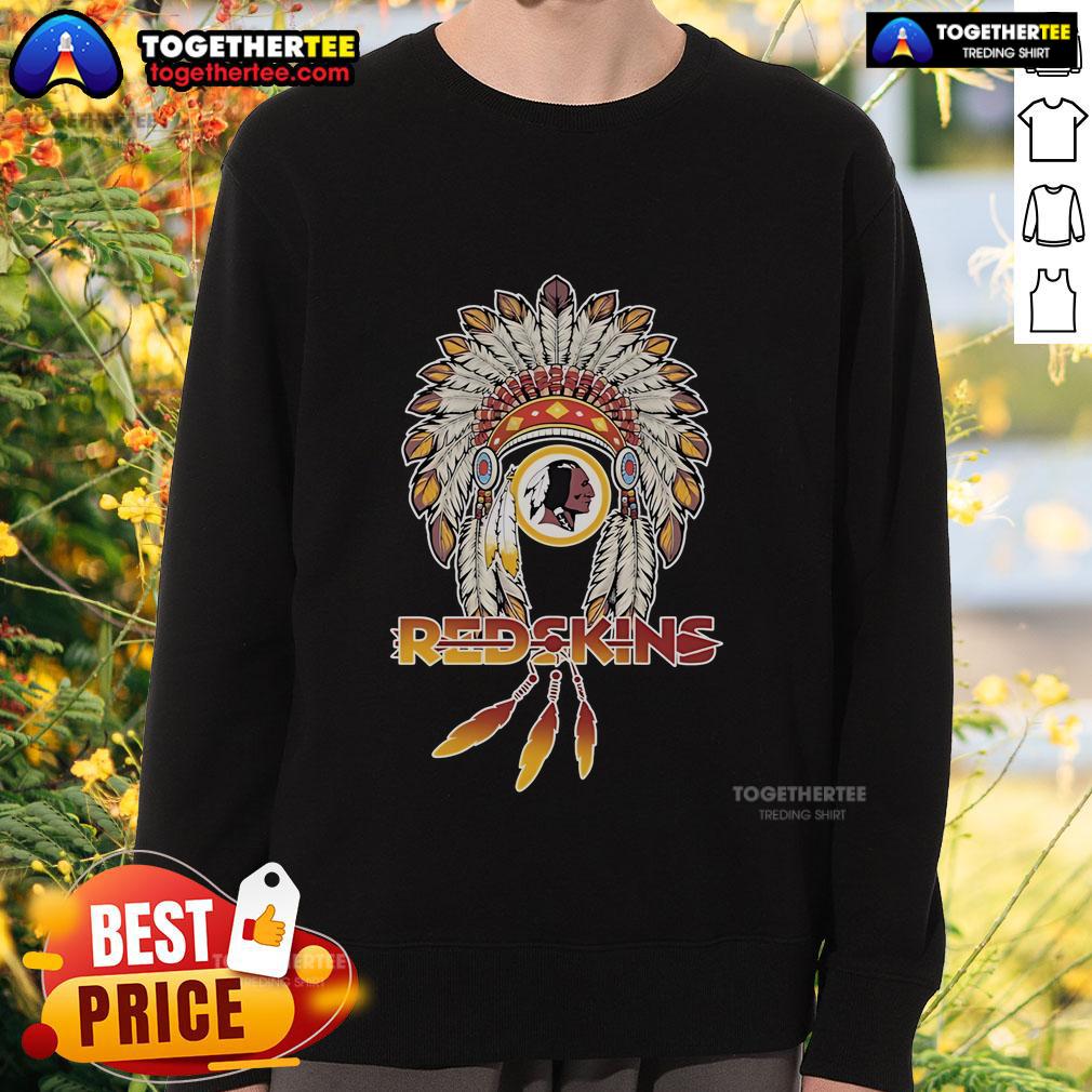 Top Washington Commanders Redskins X Native American T-Shirt - Image 5