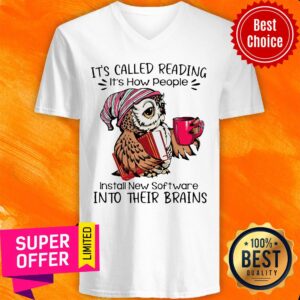 Alternative view of It's Called Reading Book Into Their Brains Shirt