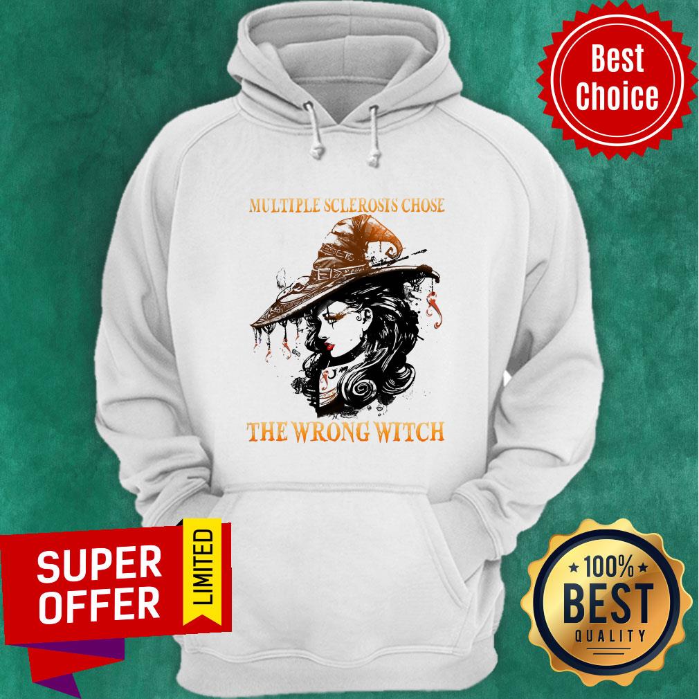 Funny Multiple Sclerosis Chose The Wrong Witch Shirt - Image 3