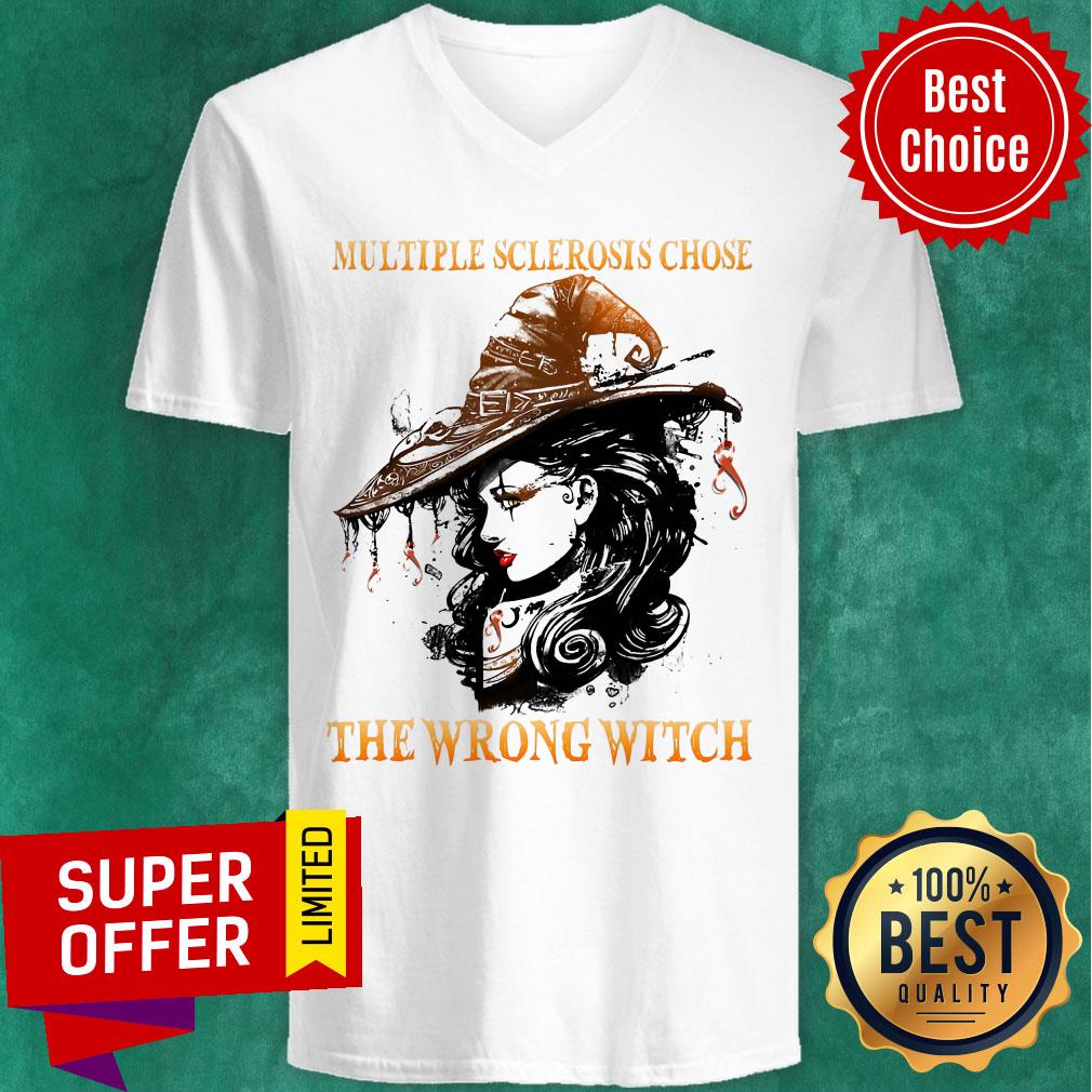 Funny Multiple Sclerosis Chose The Wrong Witch Shirt - Image 4